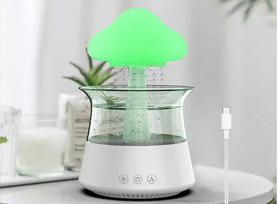 Wood Grain Humidifier, Aroma Diffuser & Ambient Nightlight ! Breathe, Relax, and Rejuvenate in Style! - BONSENI LTD
