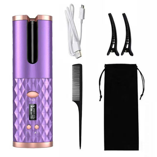 Cordless Automatic Curling Iron