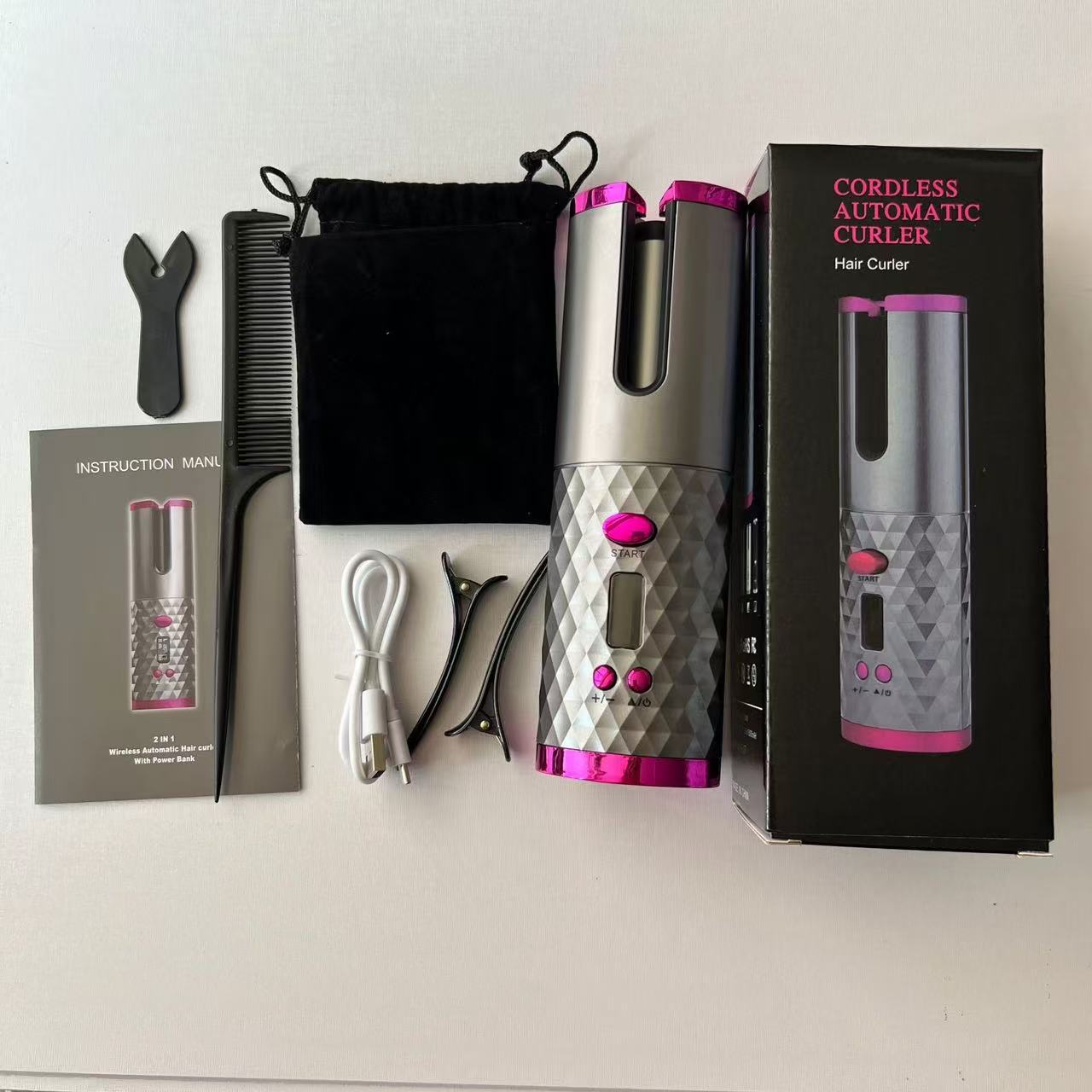 Cordless Automatic Curling Iron