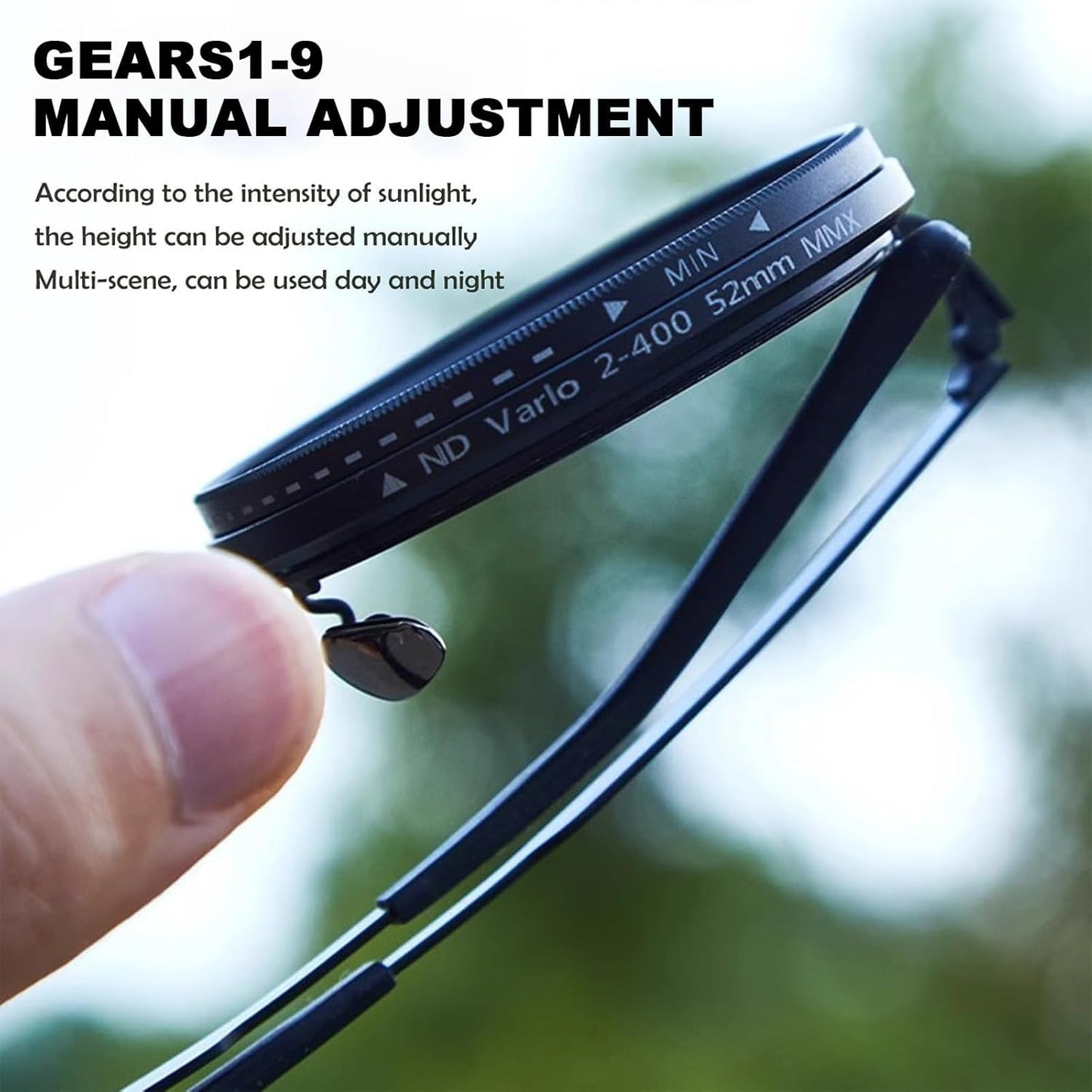 ND Filter Adjustable Tint Sunglasses