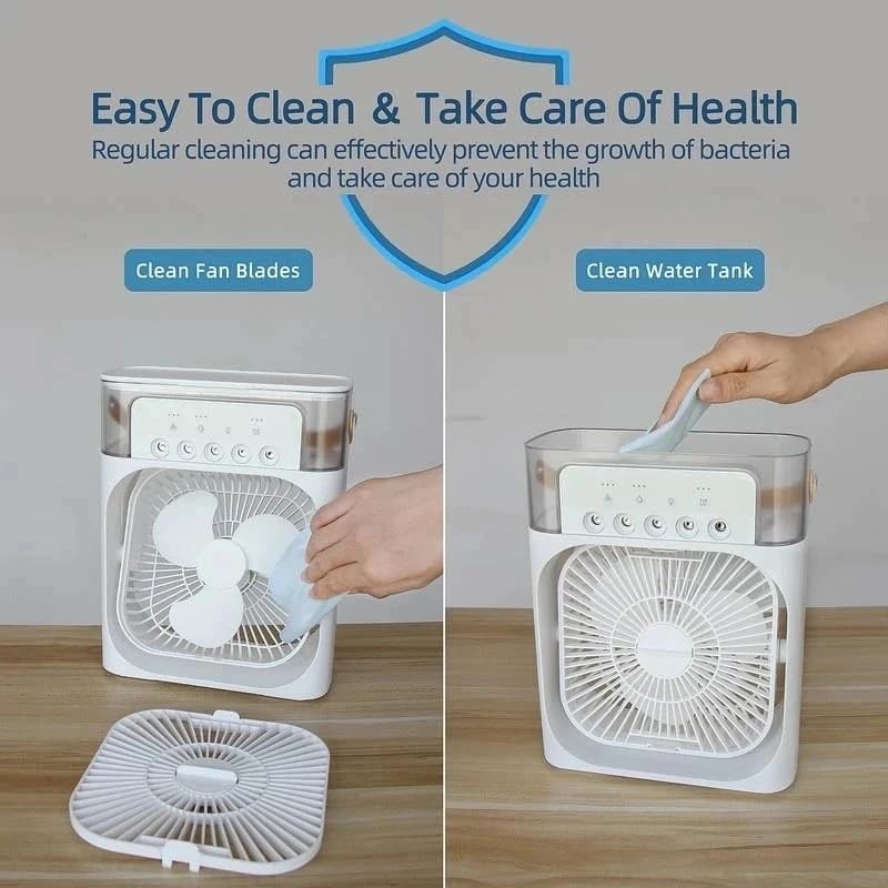 Portable Air Cooler with Humidification Night Light