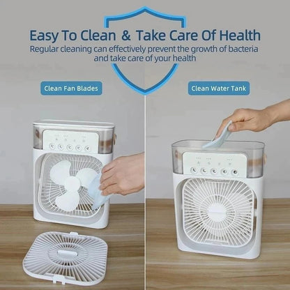 Portable Air Cooler with Humidification Night Light