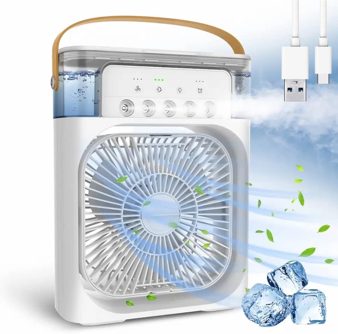Portable Air Cooler with Humidification Night Light
