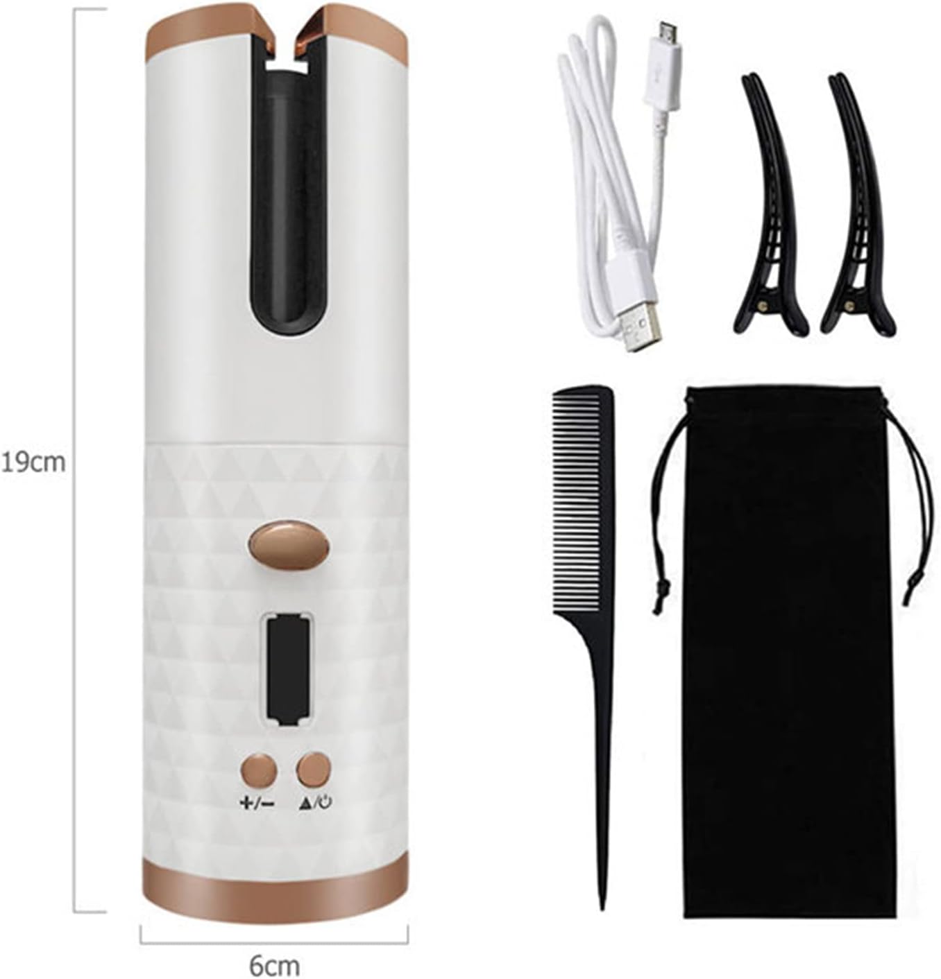 Cordless Automatic Curling Iron