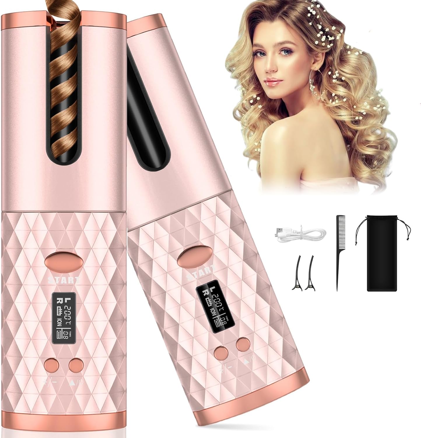 Cordless Automatic Curling Iron