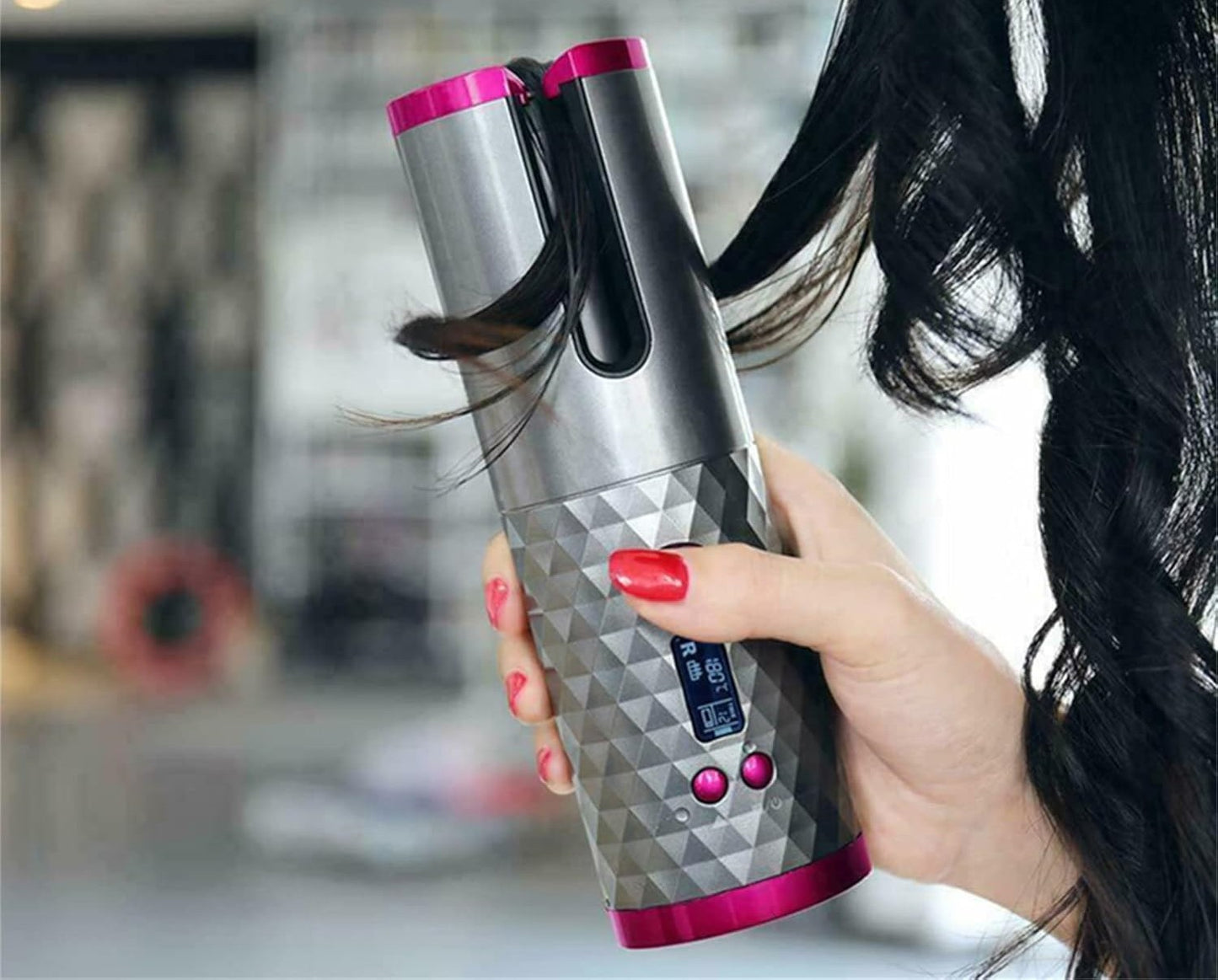 Cordless Automatic Curling Iron