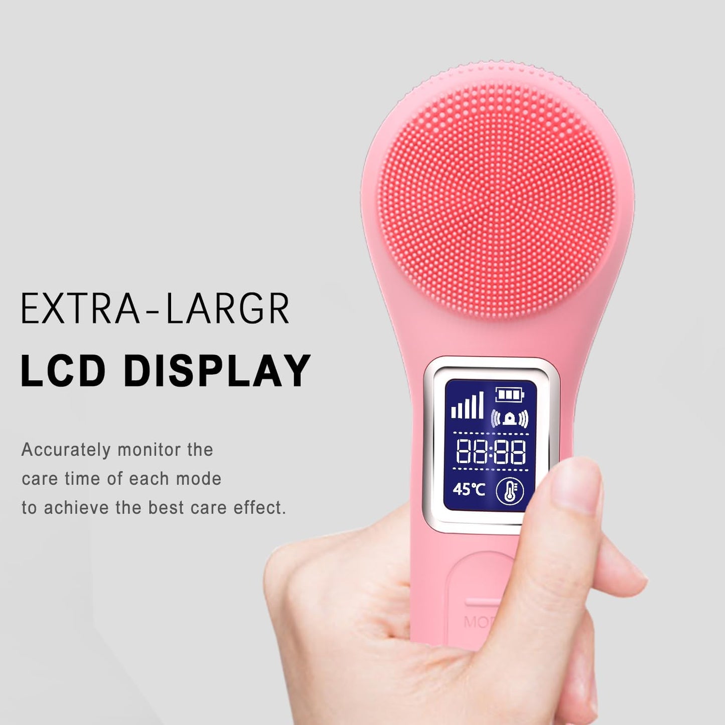 Electric Silicone Sonic Face Scrubber