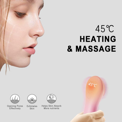 Electric Silicone Sonic Face Scrubber