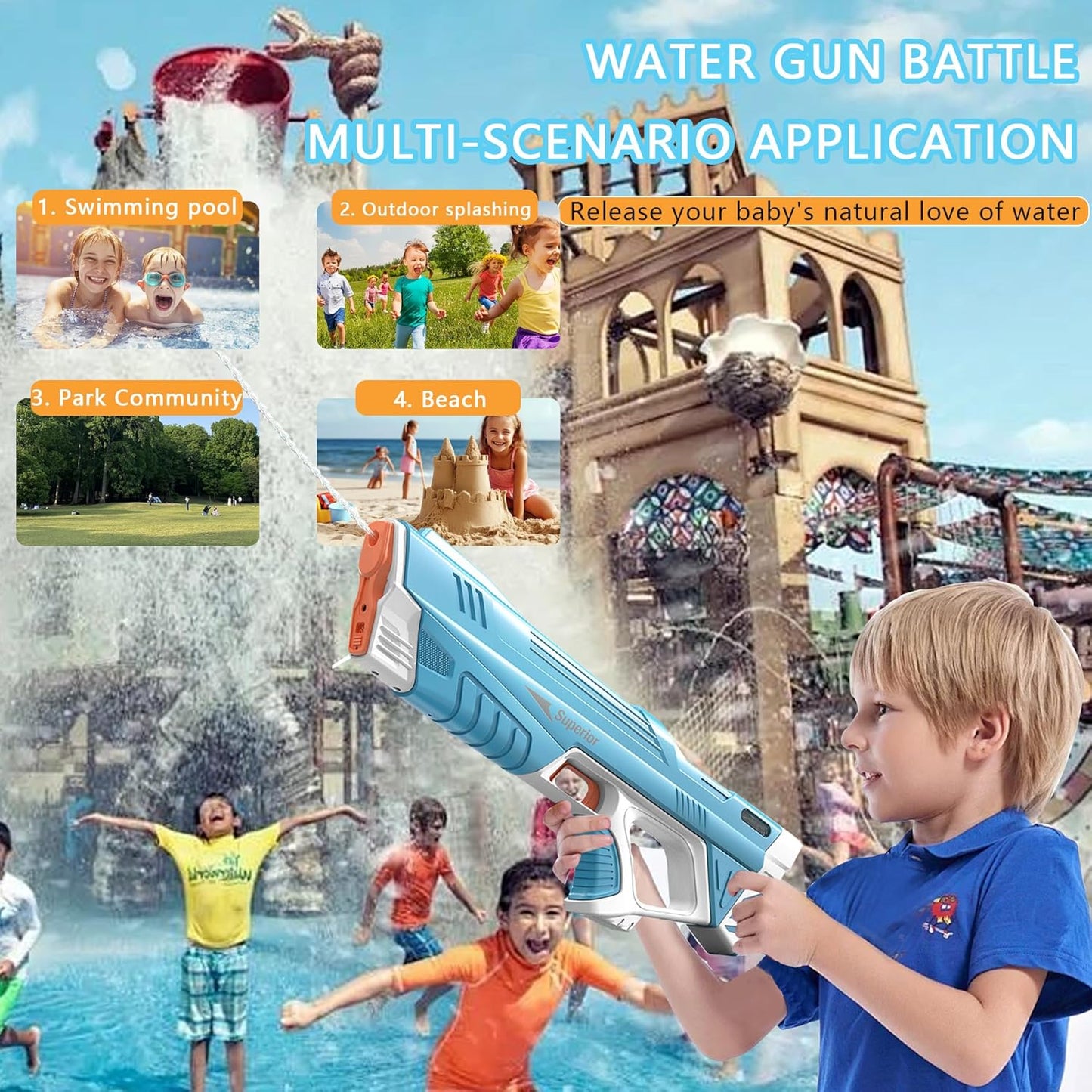 Ultimate Electric Water Gun for Summer Fun