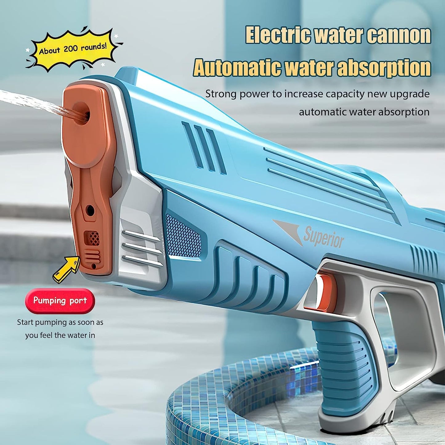 Ultimate Electric Water Gun for Summer Fun