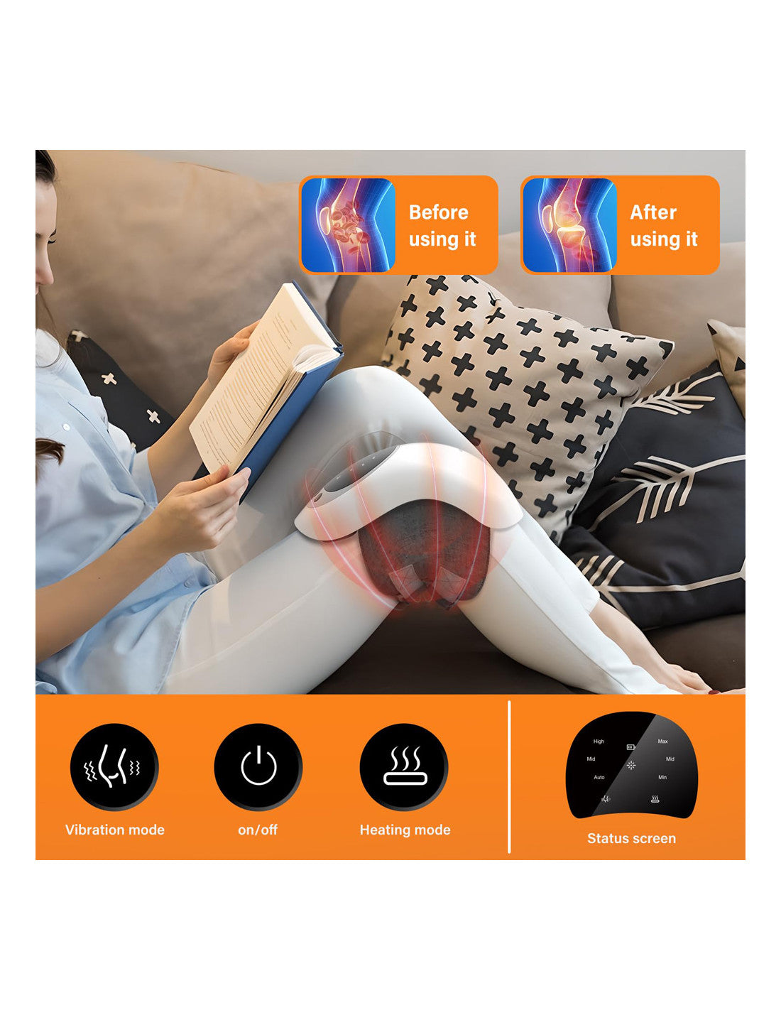 Multifunctional Knee Massager - BONSENI LTD
