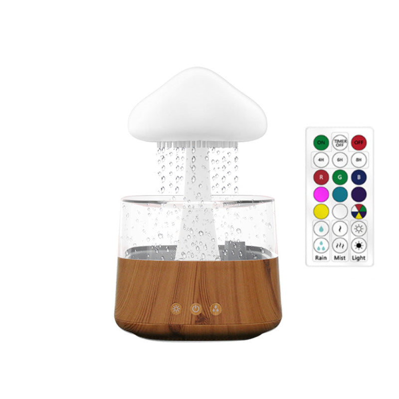 Wood Grain Humidifier, Aroma Diffuser & Ambient Nightlight ! Breathe, Relax, and Rejuvenate in Style! - BONSENI LTD