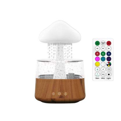 Wood Grain Humidifier, Aroma Diffuser & Ambient Nightlight ! Breathe, Relax, and Rejuvenate in Style! - BONSENI LTD