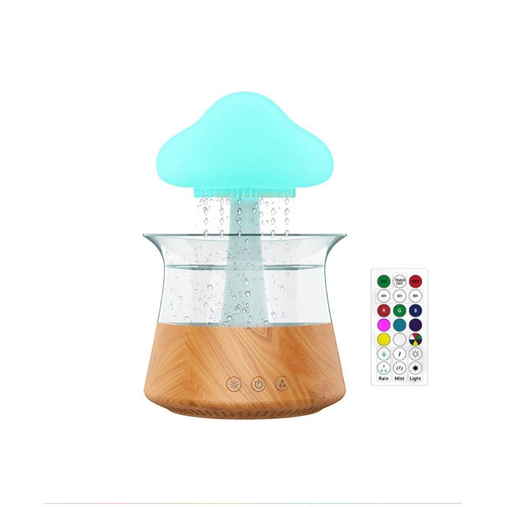 Wood Grain Humidifier, Aroma Diffuser & Ambient Nightlight ! Breathe, Relax, and Rejuvenate in Style! - BONSENI LTD