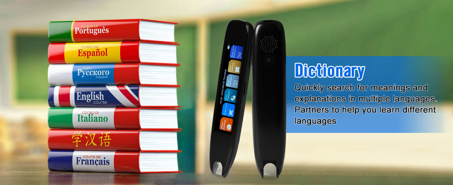 Translate 142 Languages Instantly ,  Scanning ,Voice Translation in One Smart Pen - BONSENI LTD