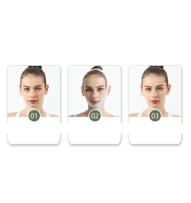 Youthful Look with the V-Lift Rose Face Band